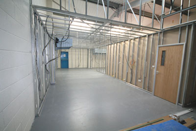Quickclad for new bakery